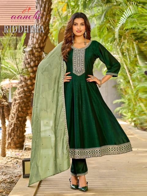 Aanchi Riddhima catalog wholesale kurtis in surat gujarat