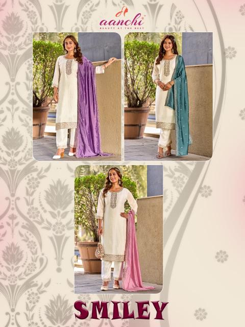 Aanchi Smiley catalog kajal kurtis catalogue wholesale