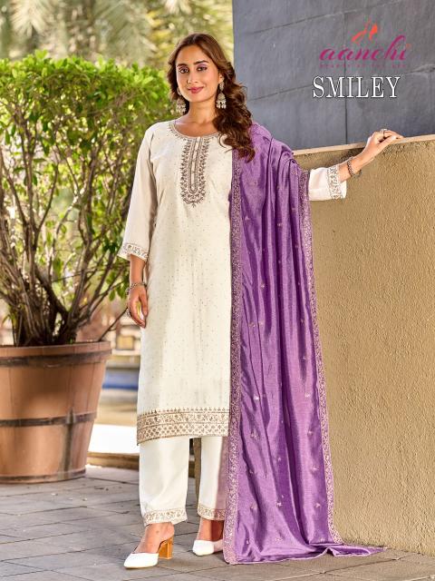 Aanchi Smiley catalog kajal kurtis catalogue wholesale