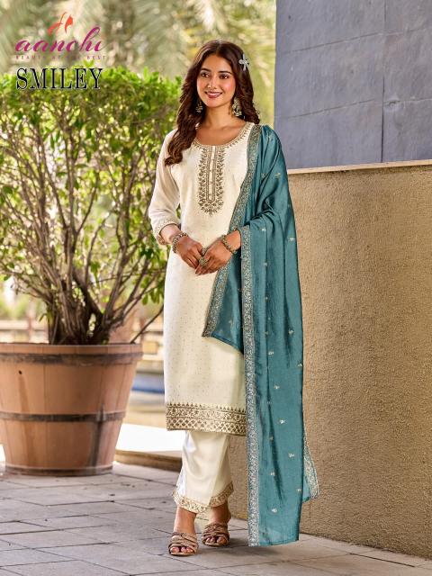 Aanchi Smiley catalog kajal kurtis catalogue wholesale