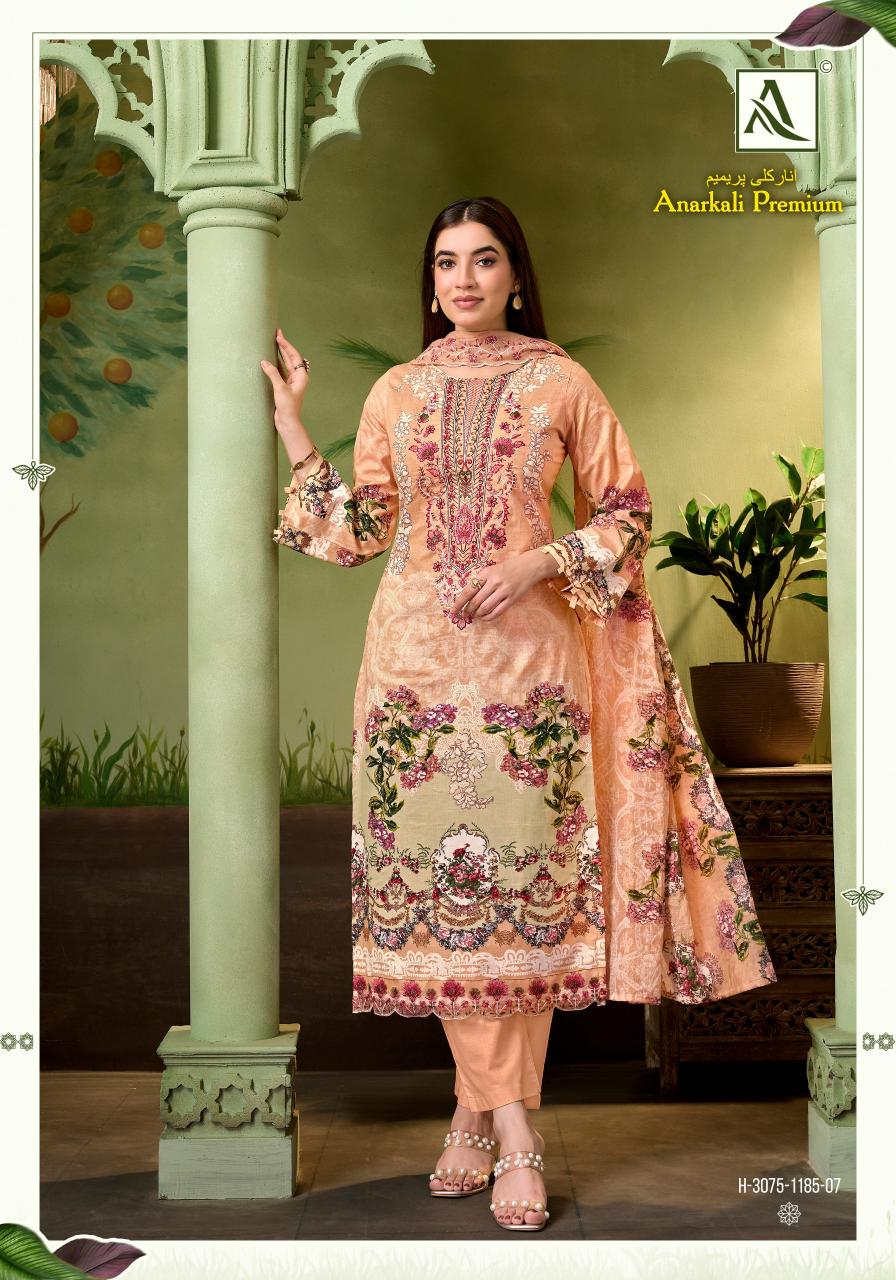 Alok Anarkali Premium catalog dress material suppliers in surat 