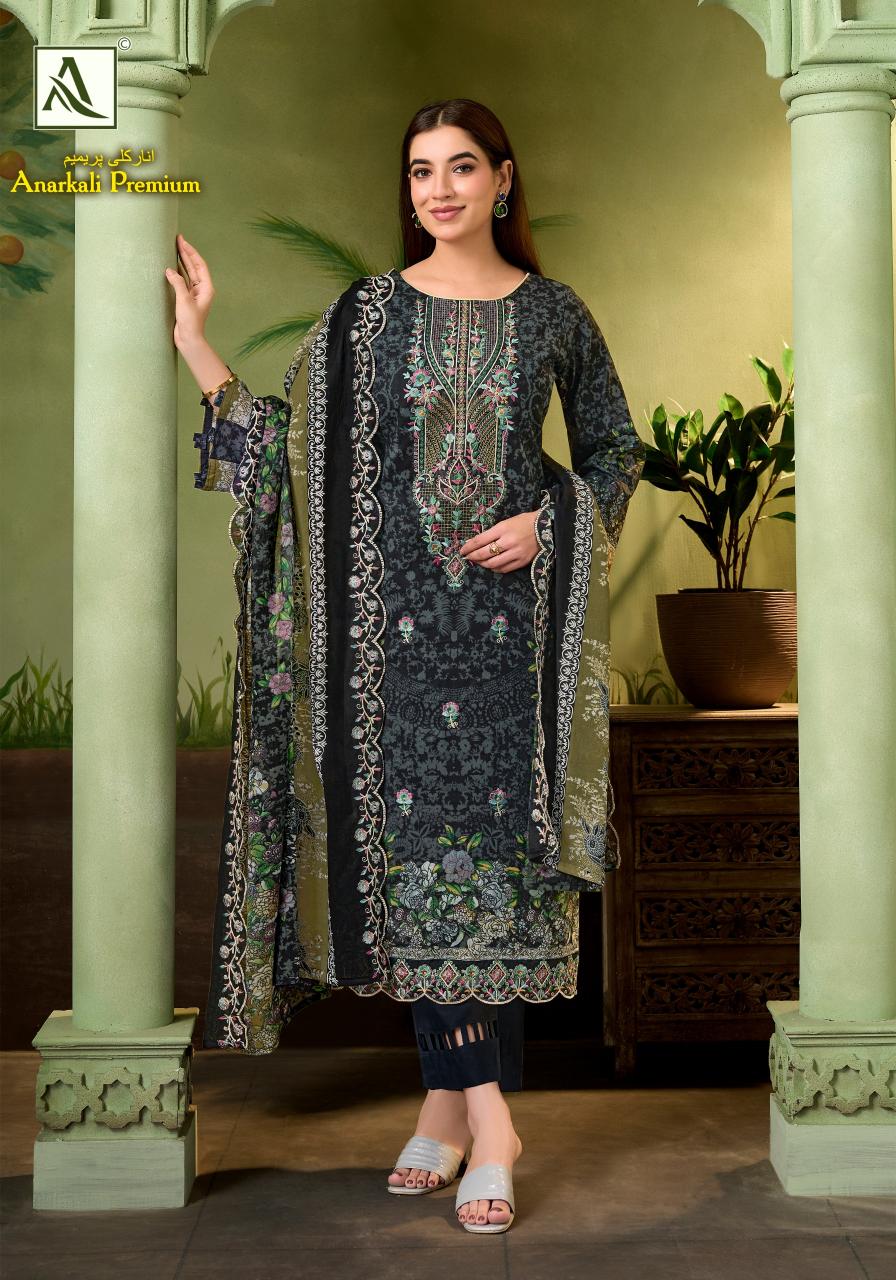 Alok Anarkali Premium catalog dress material suppliers in surat 