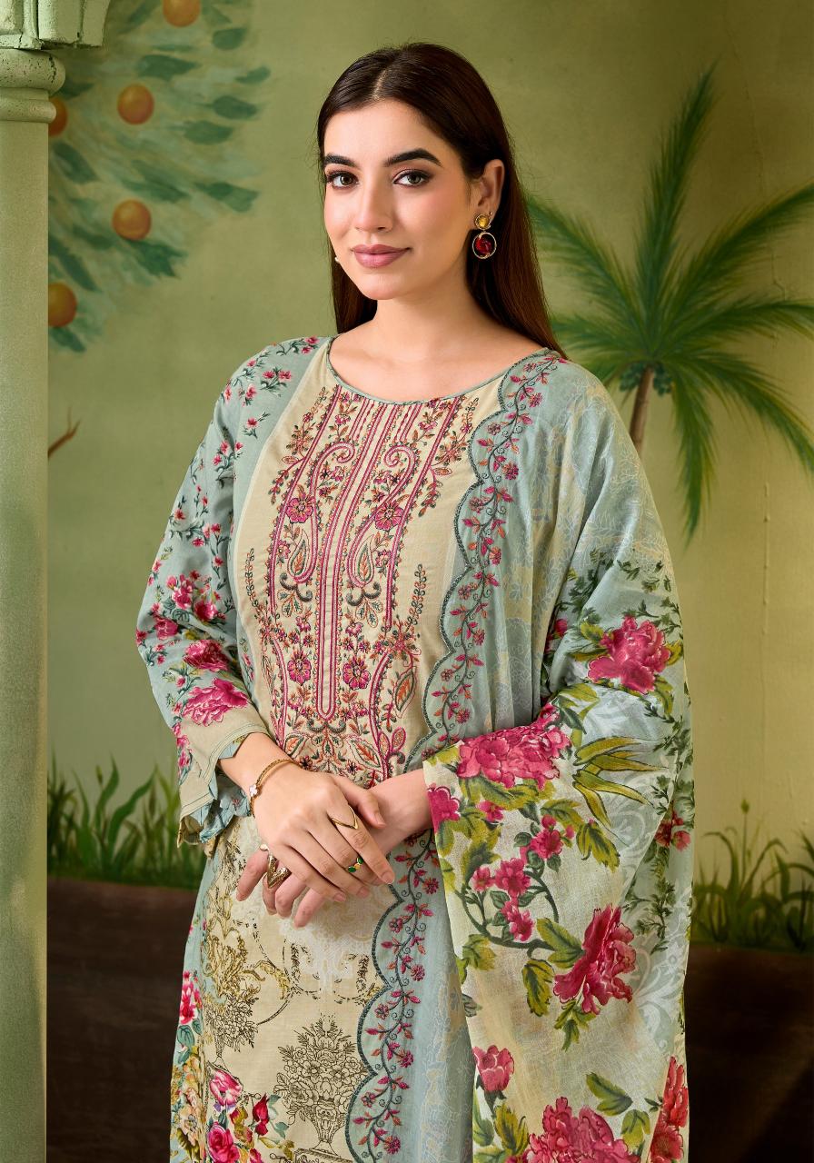 Alok Anarkali Premium catalog dress material suppliers in surat 