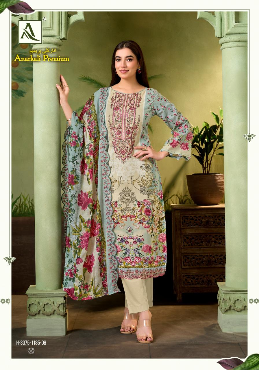 Alok Anarkali Premium catalog dress material suppliers in surat 