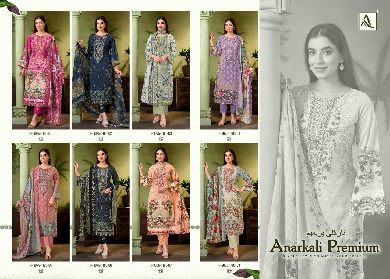 Alok Anarkali Premium catalog dress material suppliers in surat 