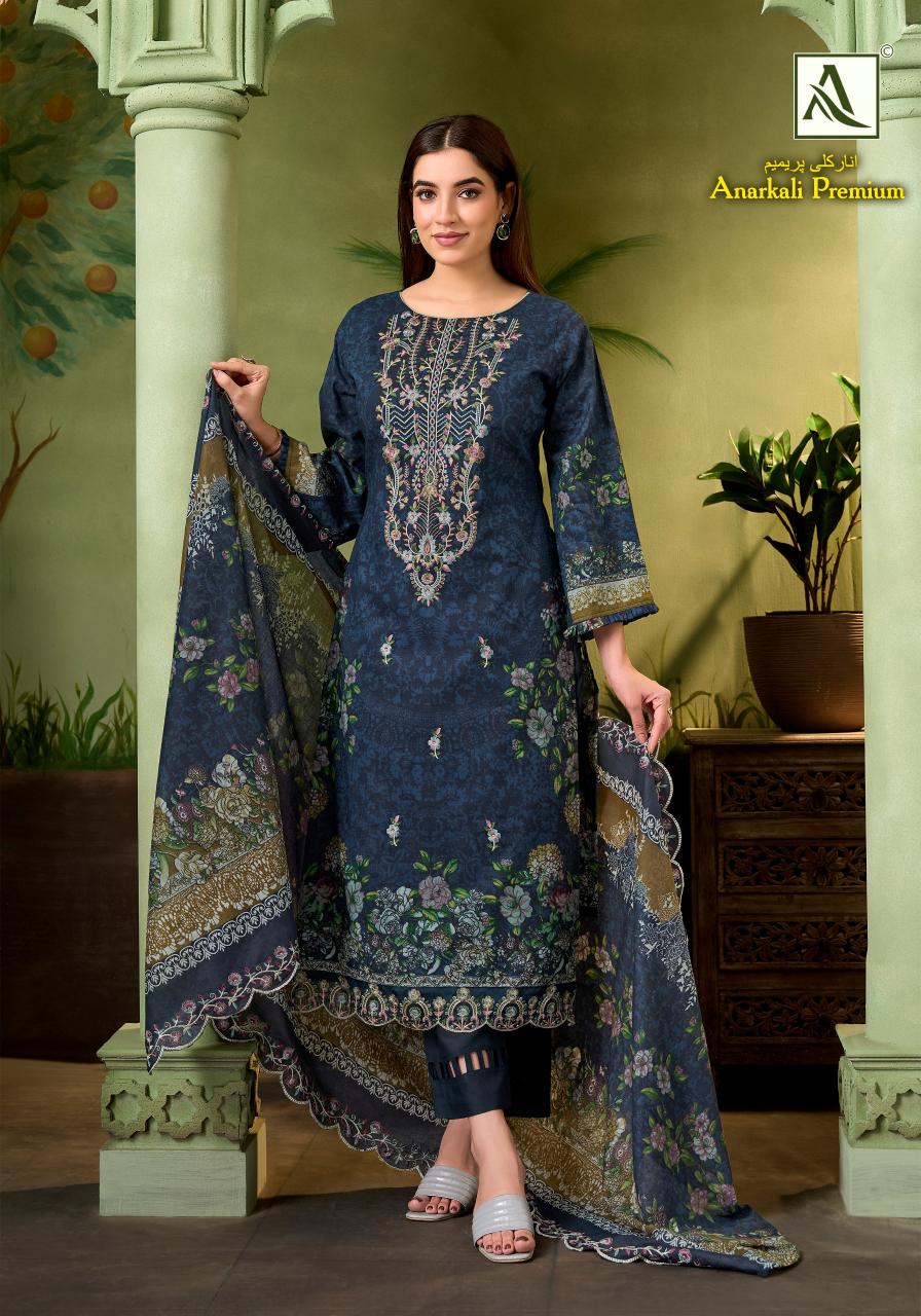 Alok Anarkali Premium catalog dress material suppliers in surat 