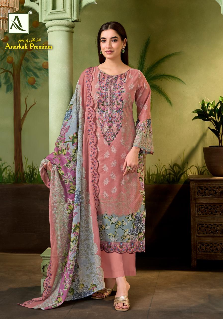 Alok Anarkali Premium catalog dress material suppliers in surat 