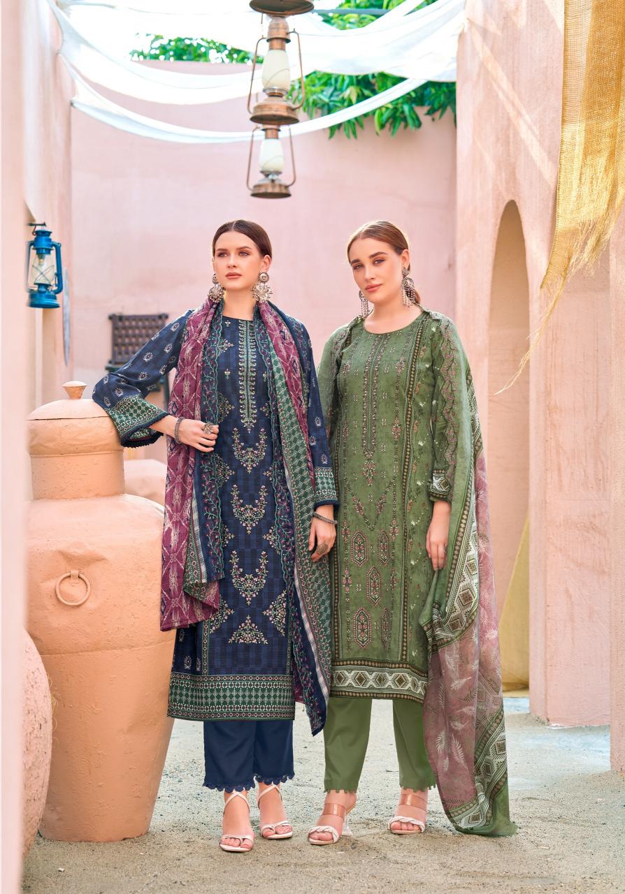 Alok Bin Saeed Premium catalog dress material exporters surat