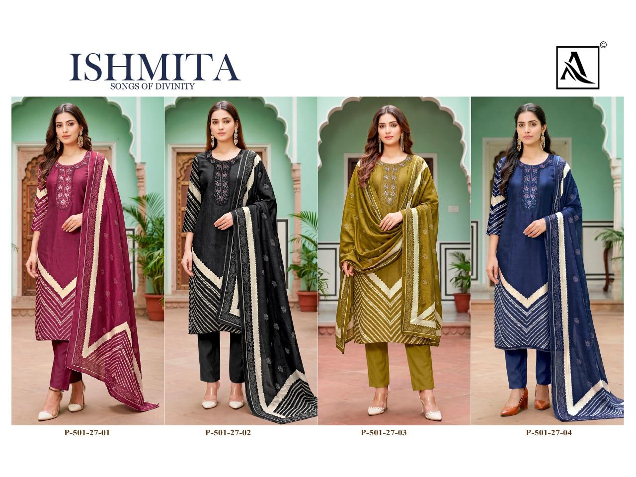 Alok Ishmita catalog best dress material manufacturer in surat