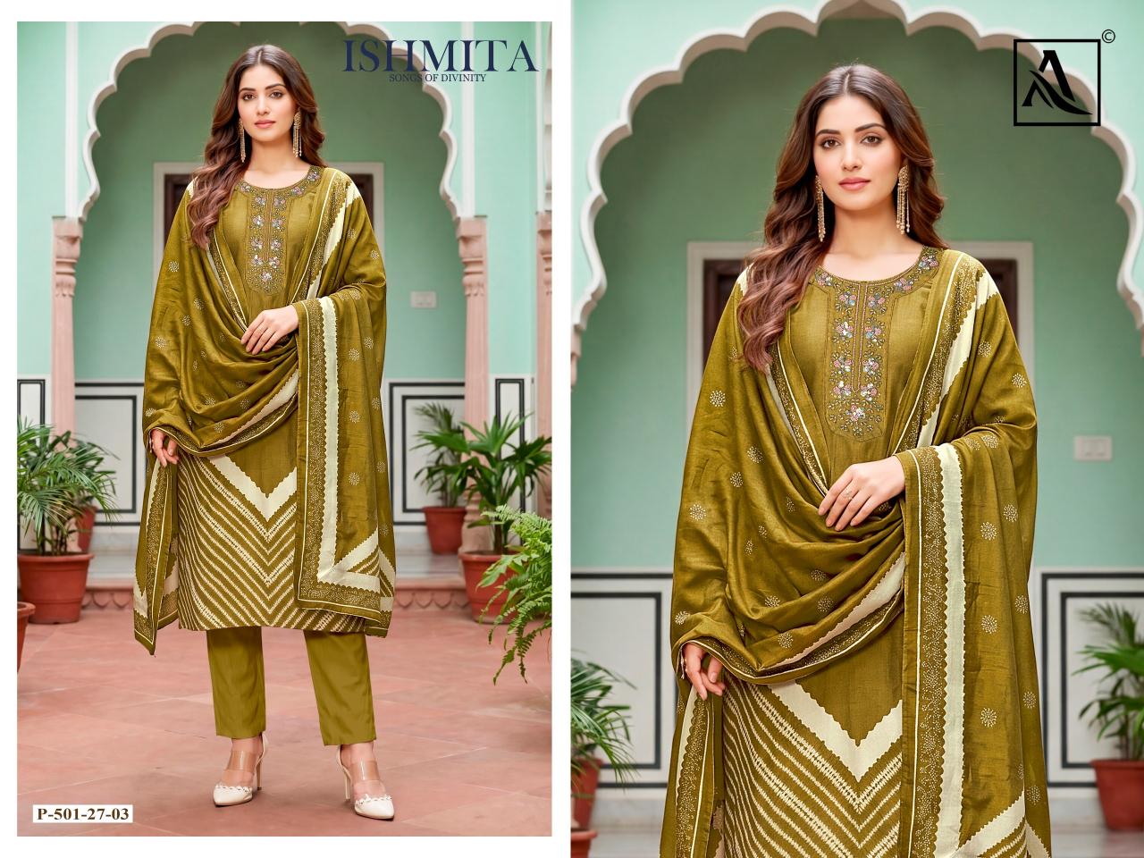 Alok Ishmita catalog best dress material manufacturer in surat