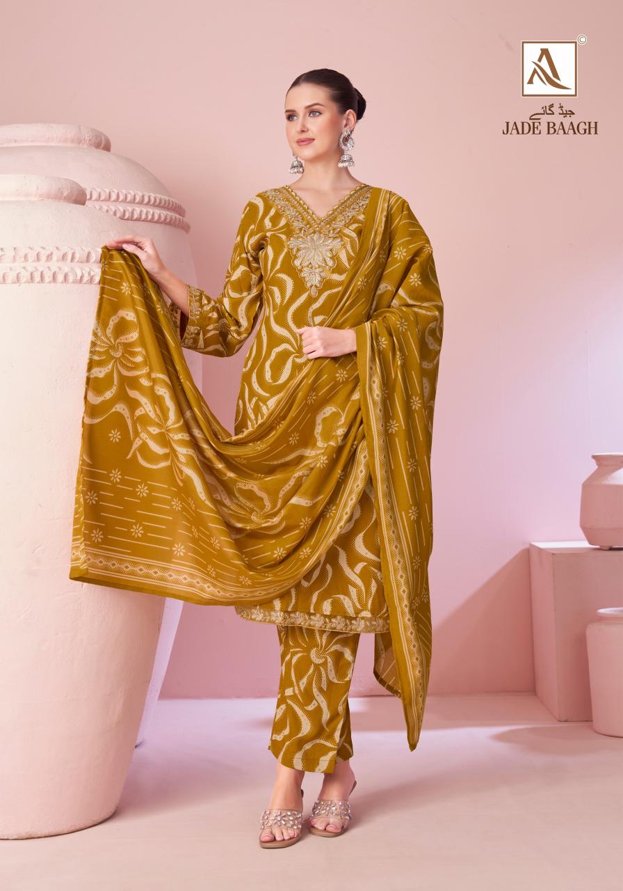 Alok Jade Bagh catalog wholesale dress material suppliers in surat