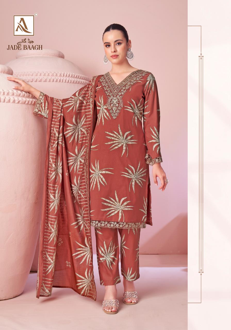 Alok Jade Bagh catalog wholesale dress material suppliers in surat
