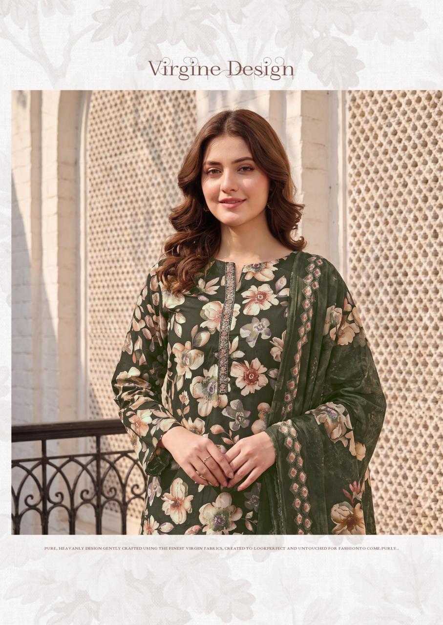Alok Jisha catalog ladies dress material wholesalers in surat