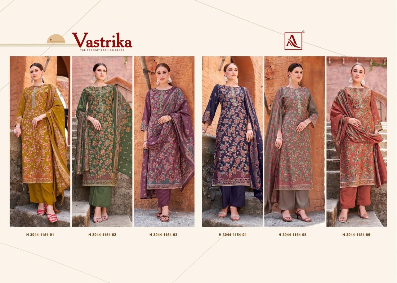 Alok Vastrika catalog famous dress material shop in surat