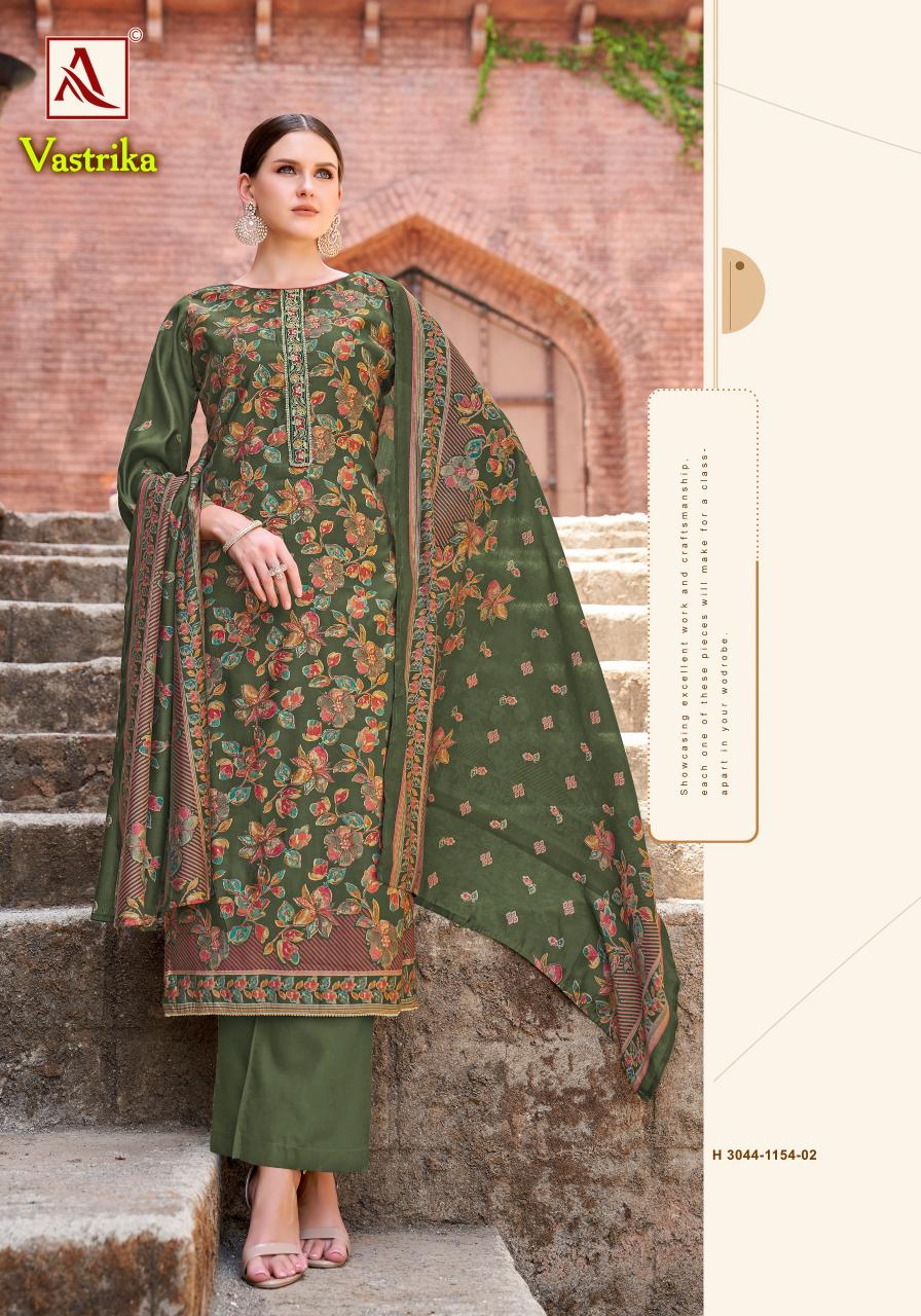 Alok Vastrika catalog famous dress material shop in surat