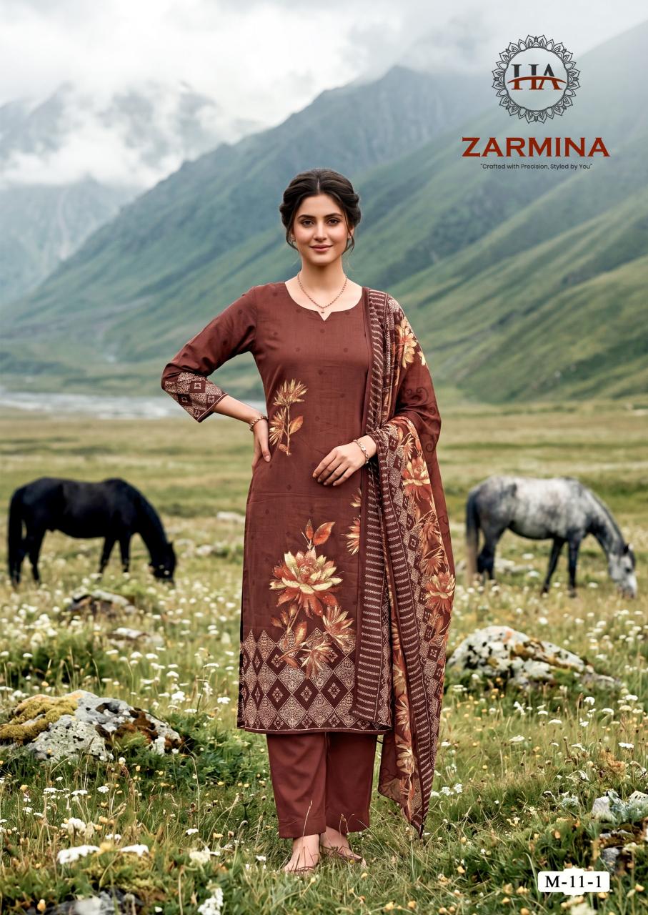 Alok Zarmina catalog dress materials from surat online shopping