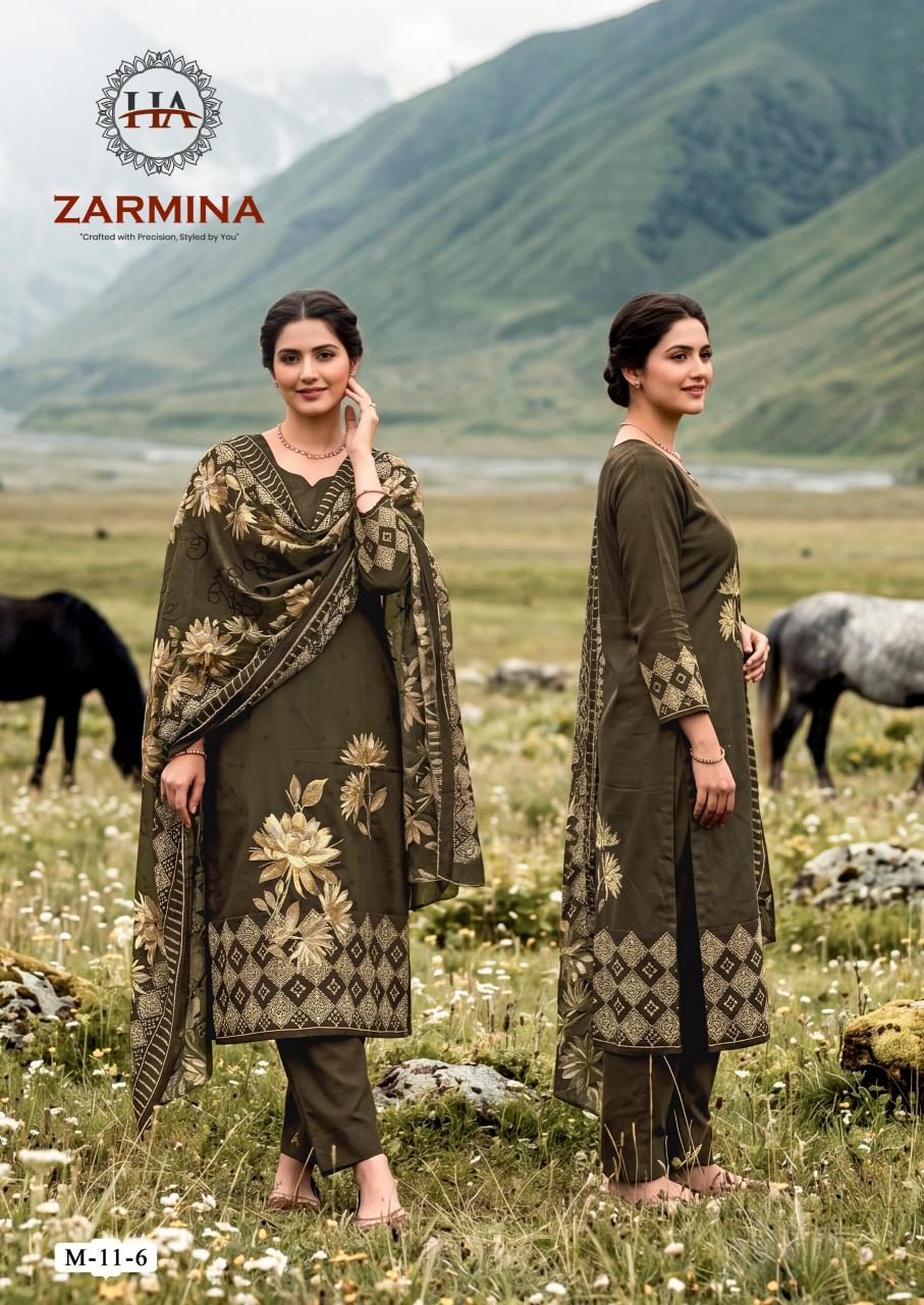 Alok Zarmina catalog dress materials from surat online shopping
