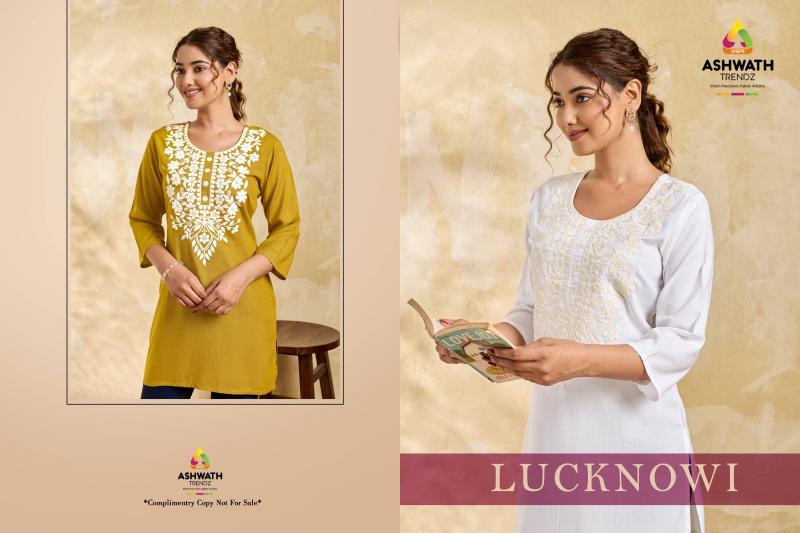 Ashwath Lucknowi catalog wholesale kurtis in surat sushira