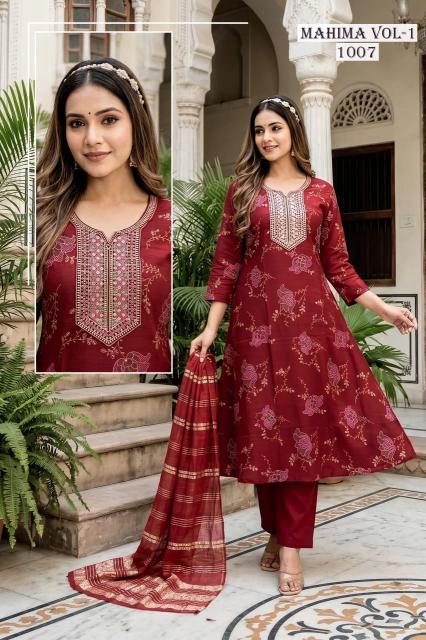 Beauty New Mahima VOL.0.1 catalog kolkata wholesale market for kurtis