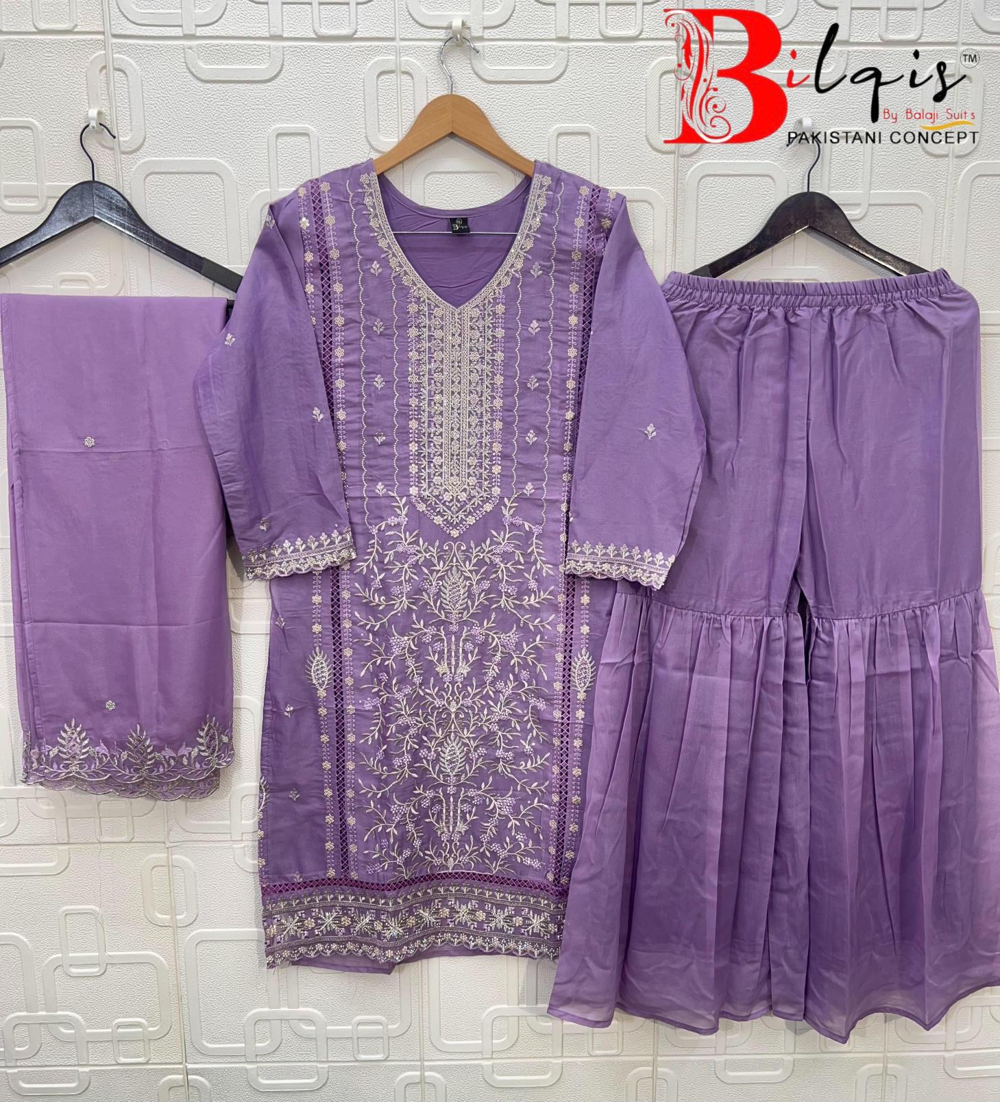 Bilqis B 178 catalog pakistani wholesale suits delhi