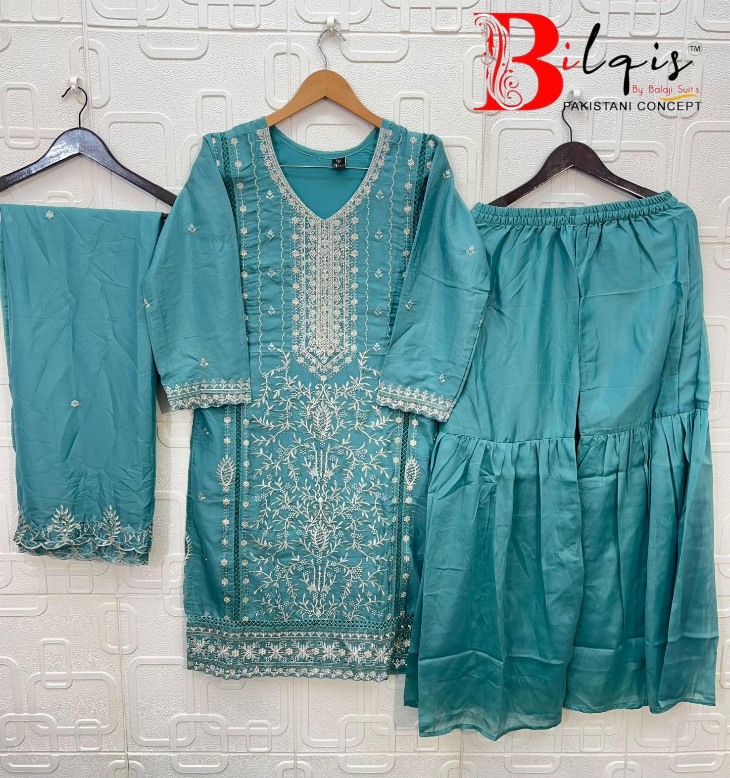 Bilqis B 178 catalog pakistani wholesale suits delhi