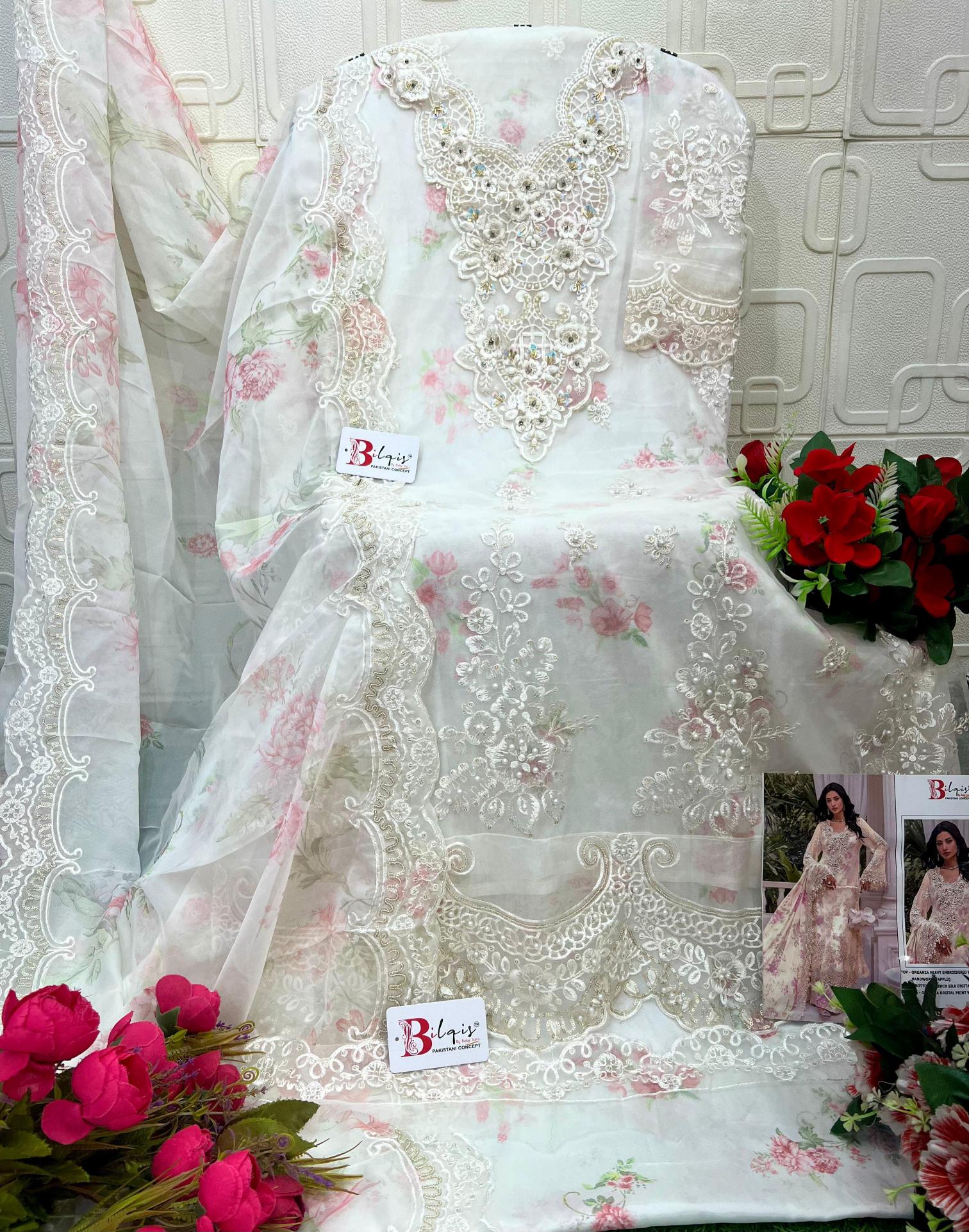 Bilqis B 232 A TO D catalog pakistani wholesale replica suits in delhi