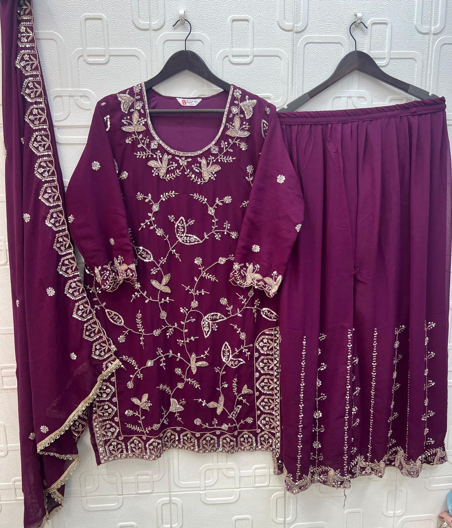 Bilqis B 259 A TO D catalog pakistani designer suits wholesale