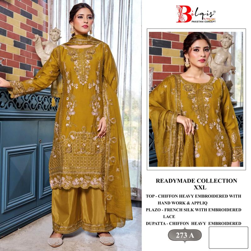 Bilqis B 273 A TO D catalog pakistani designer suits wholesale