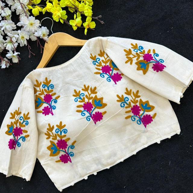 Blousewala khadi cotton vol 13 catalog redymade cotton blouse
