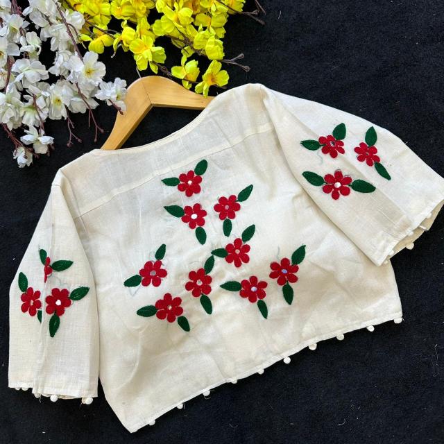 Blousewala khadi cotton vol 13 catalog redymade cotton blouse