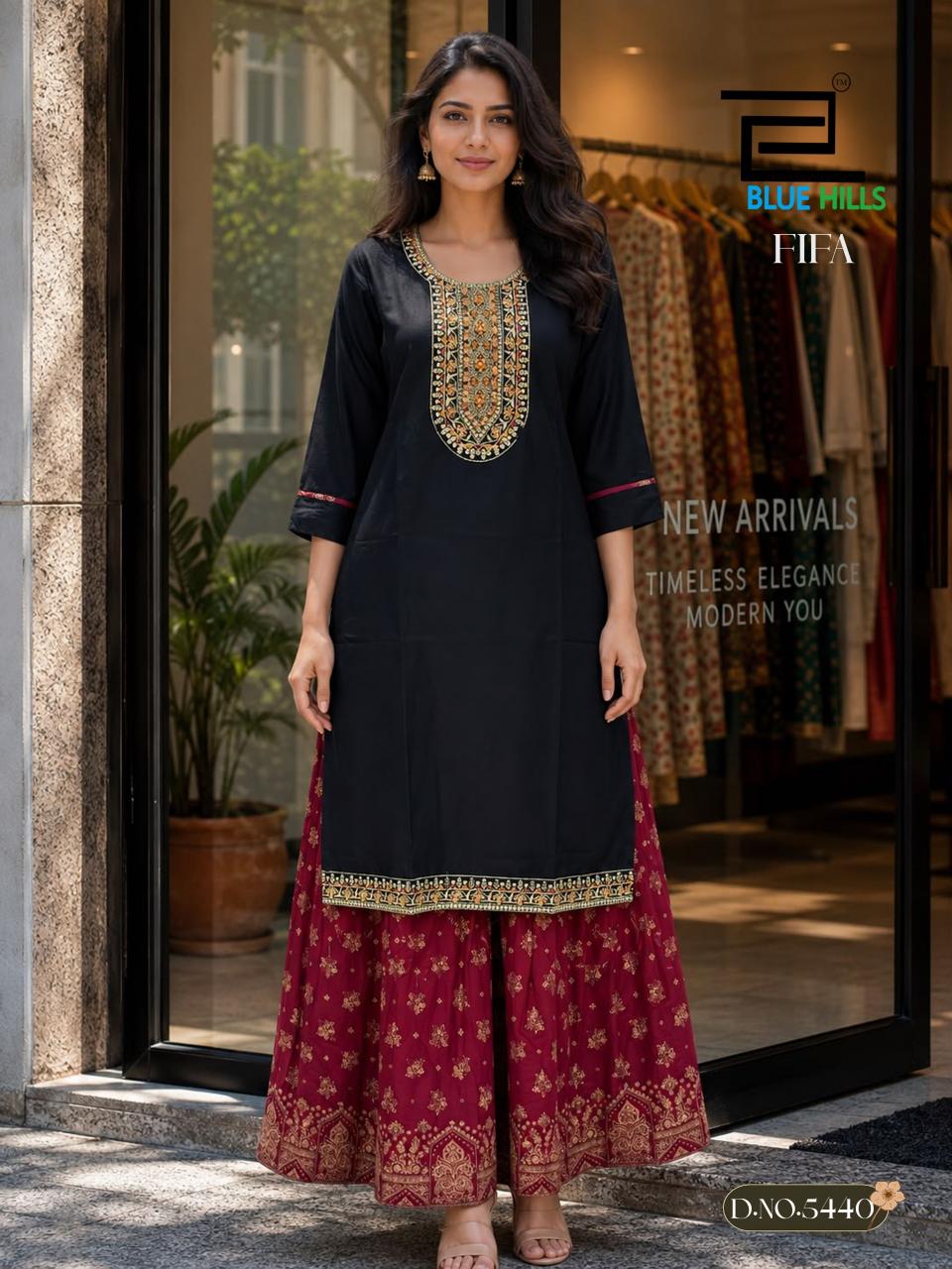 Blue Hills Fifa catalog amyra kurti wholesale