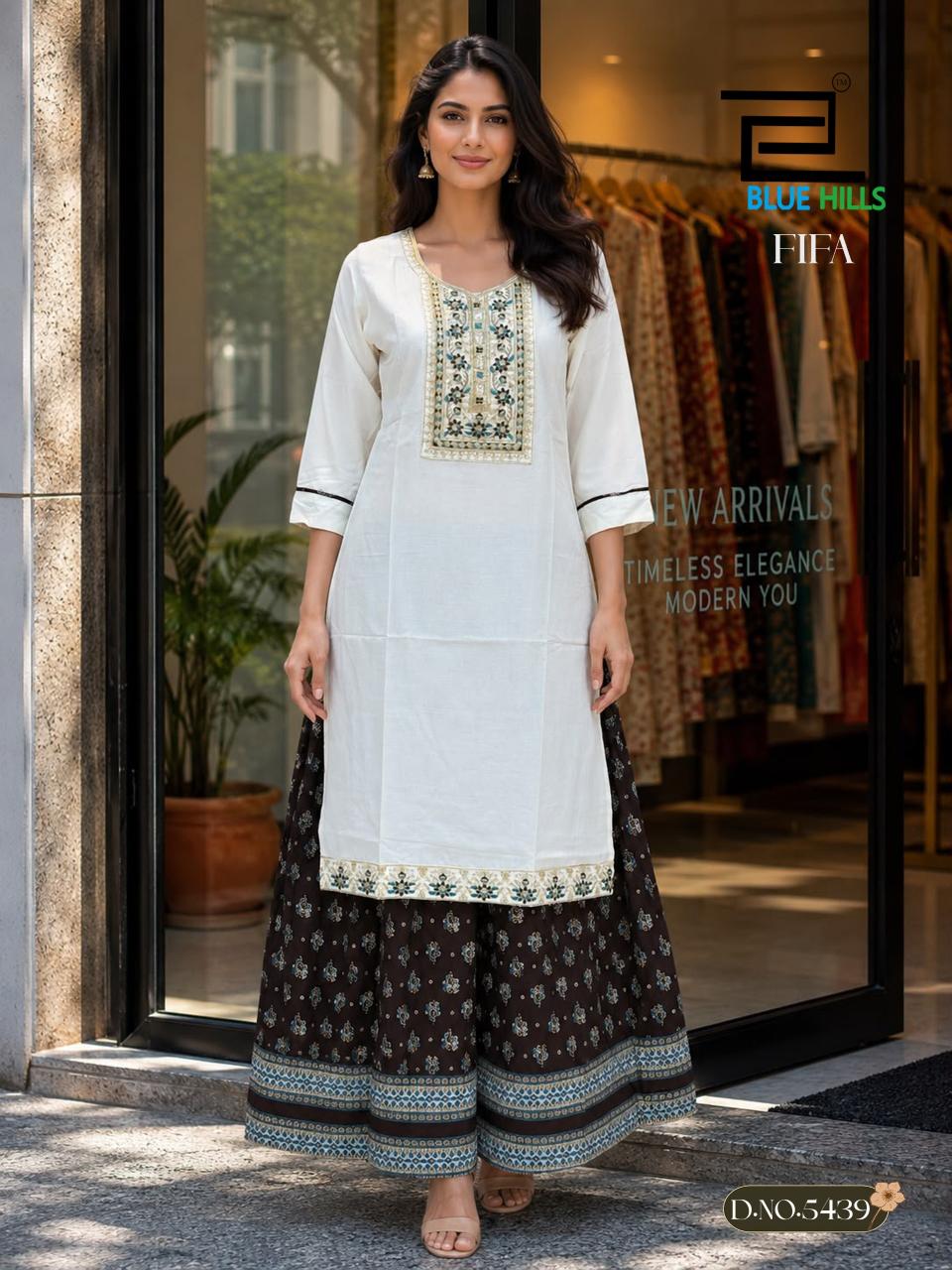 Blue Hills Fifa catalog amyra kurti wholesale