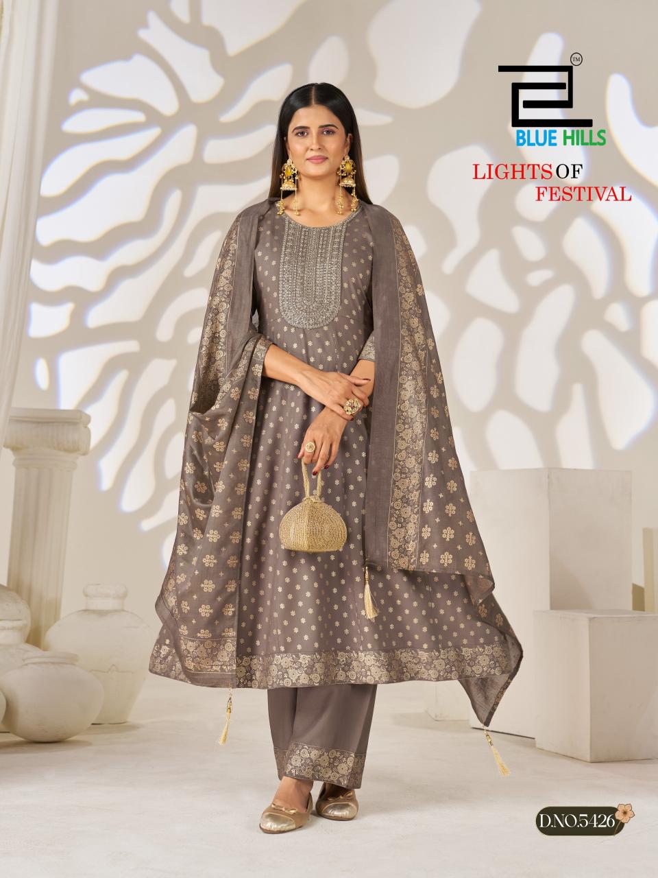 Blue Hills Light Of Festival catalog best designer kurtis wholesale