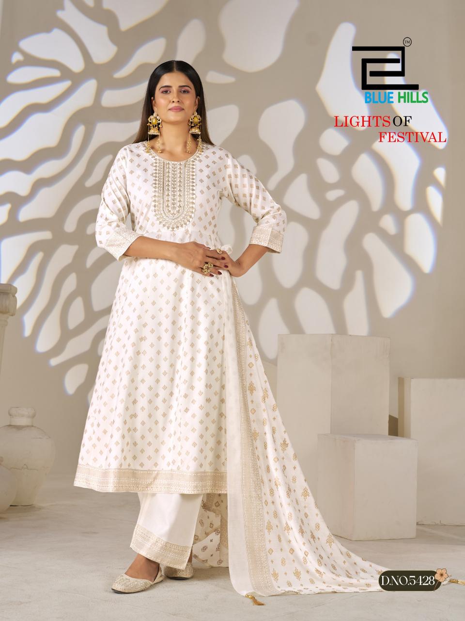 Blue Hills Light Of Festival catalog best designer kurtis wholesale