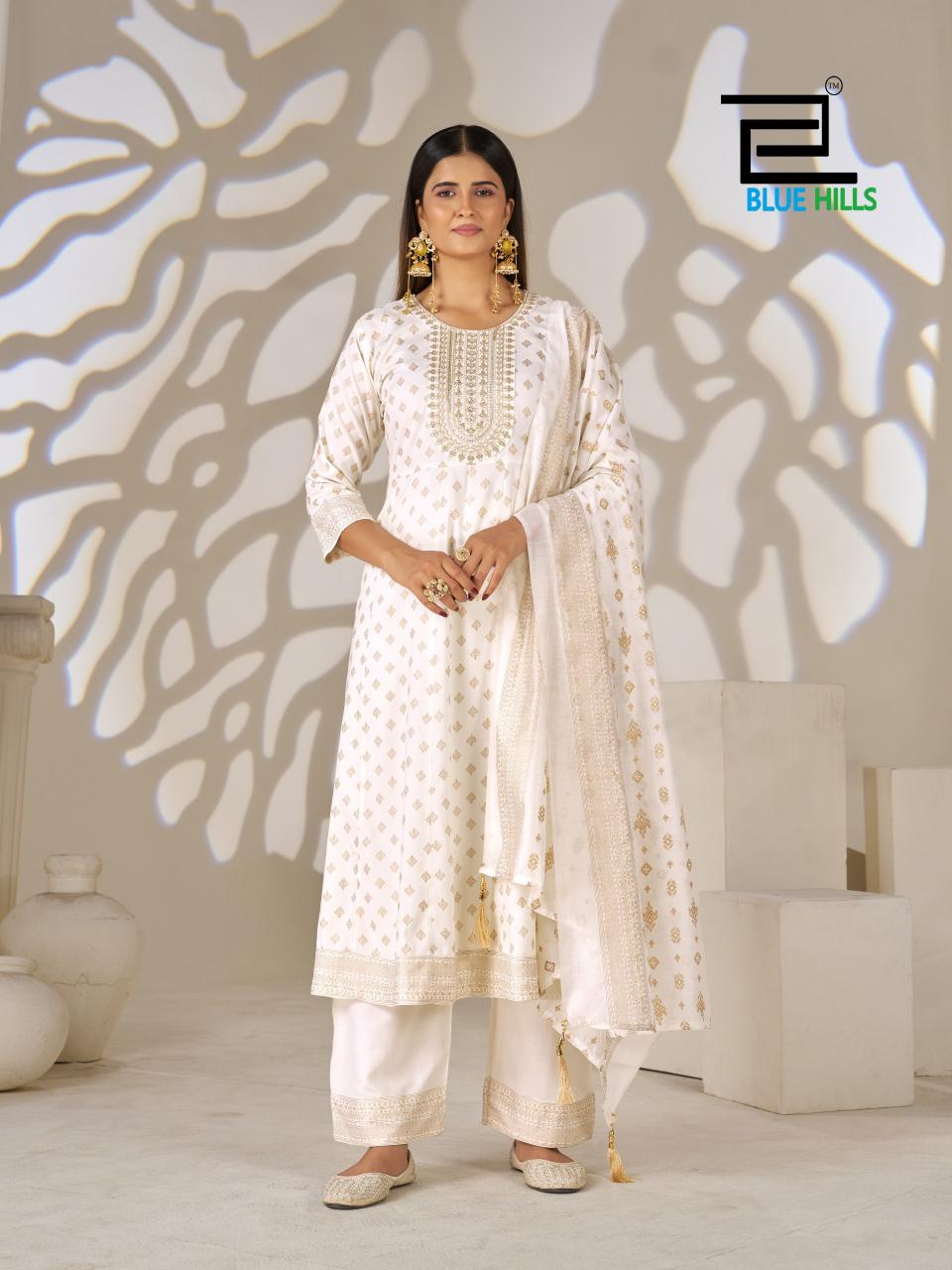 Blue Hills Light Of Festival catalog best designer kurtis wholesale