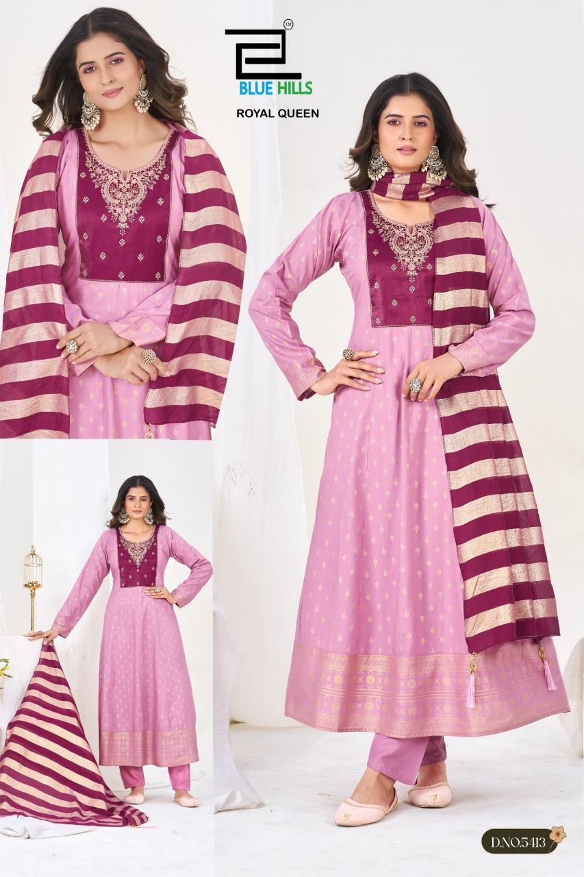 Blue Hills Royal Queen vol 2 catalog kurti wholesaler in karol bagh