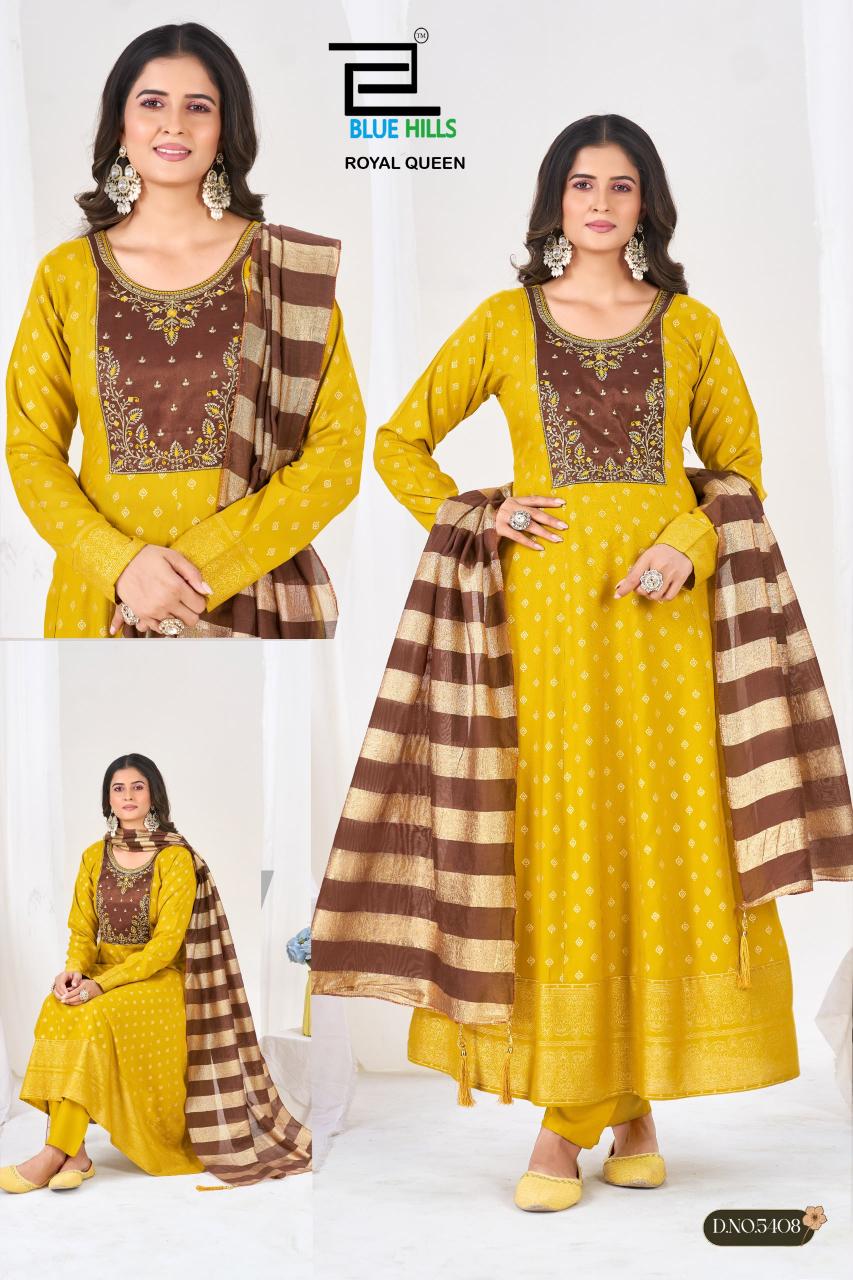 Blue Hills Royal Queen vol 2 catalog kurti wholesaler in karol bagh