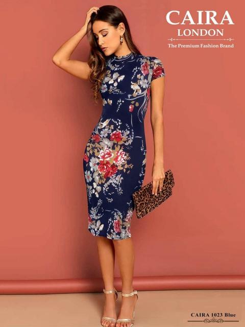 Caira 1023 Blue & 1027 White catalog western dress