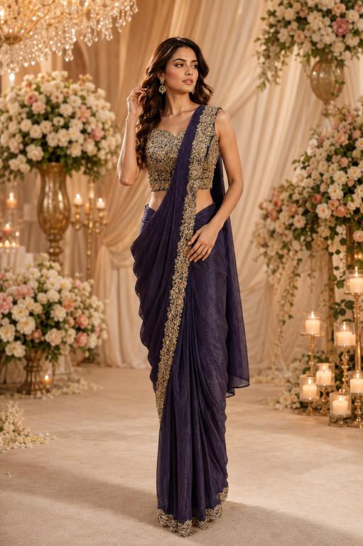 Dazira A505 catalog designer sarees at wholesale price in mumbai