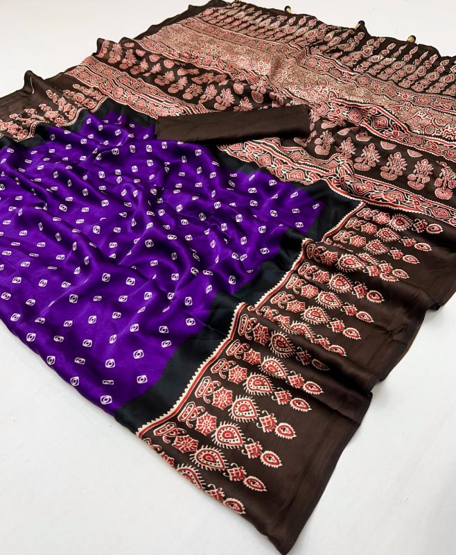Dazira Ajrakh Luxe vol 3 catalog Ajrakh sarees wholesale price