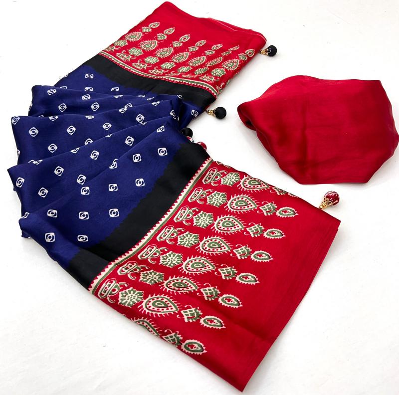 Dazira Ajrakh Luxe vol 3 catalog Ajrakh sarees wholesale price