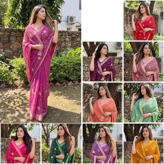 Dazira Georgette vol 16 catalog georgette saree wholesale