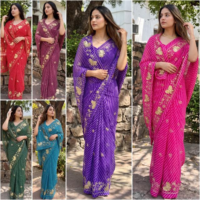 Dazira Georgette vol 18 catalog wholesale georgette sarees online