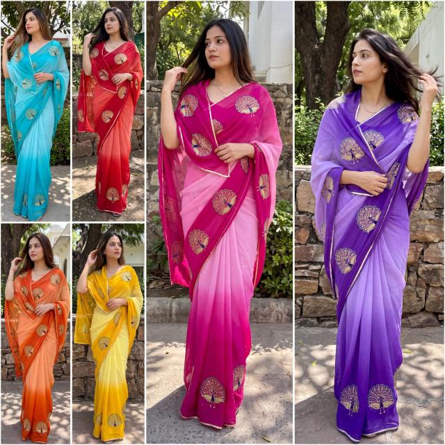Dazira Georgette vol 19 catalog best saree wholesale market in india