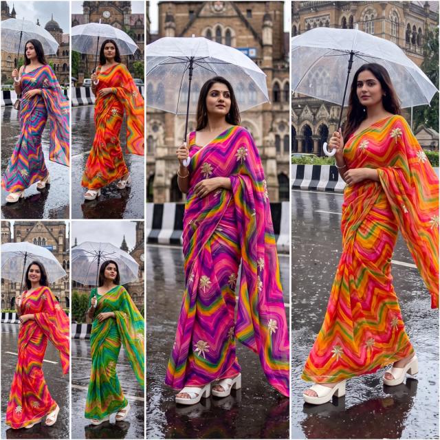 Dazira Georgette vol 20 catalog georgette sarees online wholesale