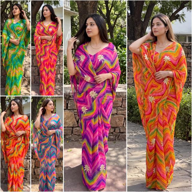 Dazira Georgette vol 20 catalog georgette sarees online wholesale