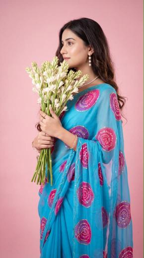 Dazira Georgette vol 25 catalog wholesale market in surat for sarees