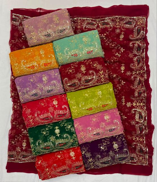 Dazira Georgette vol 27 catalog sarees wholesalers in surat