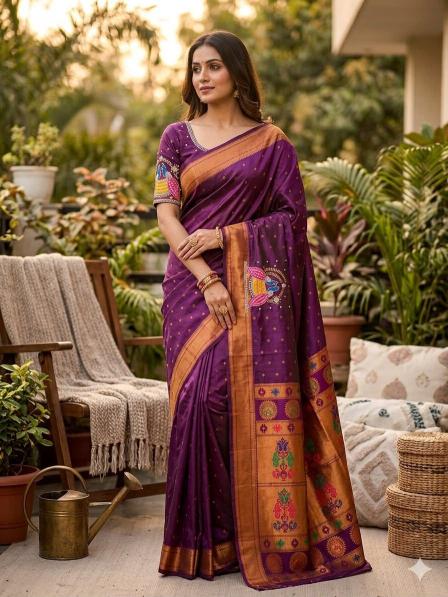 Dazira kalanjali paithini vol 2 catalog best saree wholesaler in india
