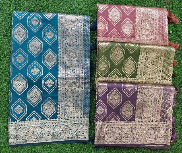 Dazira Marudhar Swaroski vol 1 catalog raw silk sarees wholesale